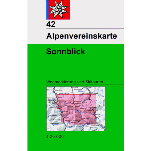 Sonnblick Ski Touring Map | Alpenvereinskartre Sonnblick 44 Map