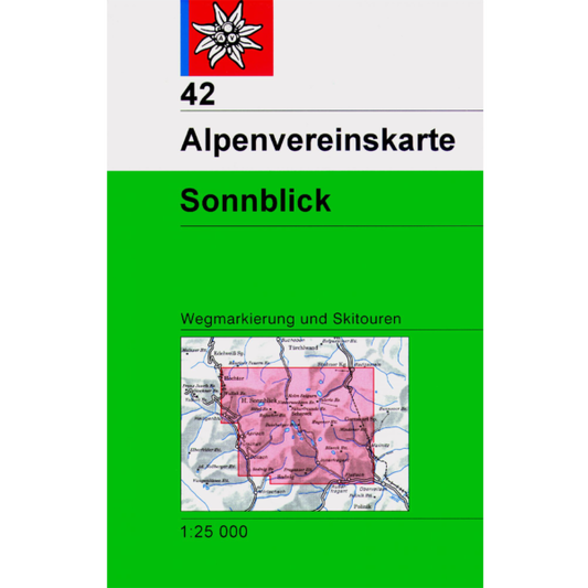 Sonnblick Ski Touring Map | Alpenvereinskartre Sonnblick 44 Map