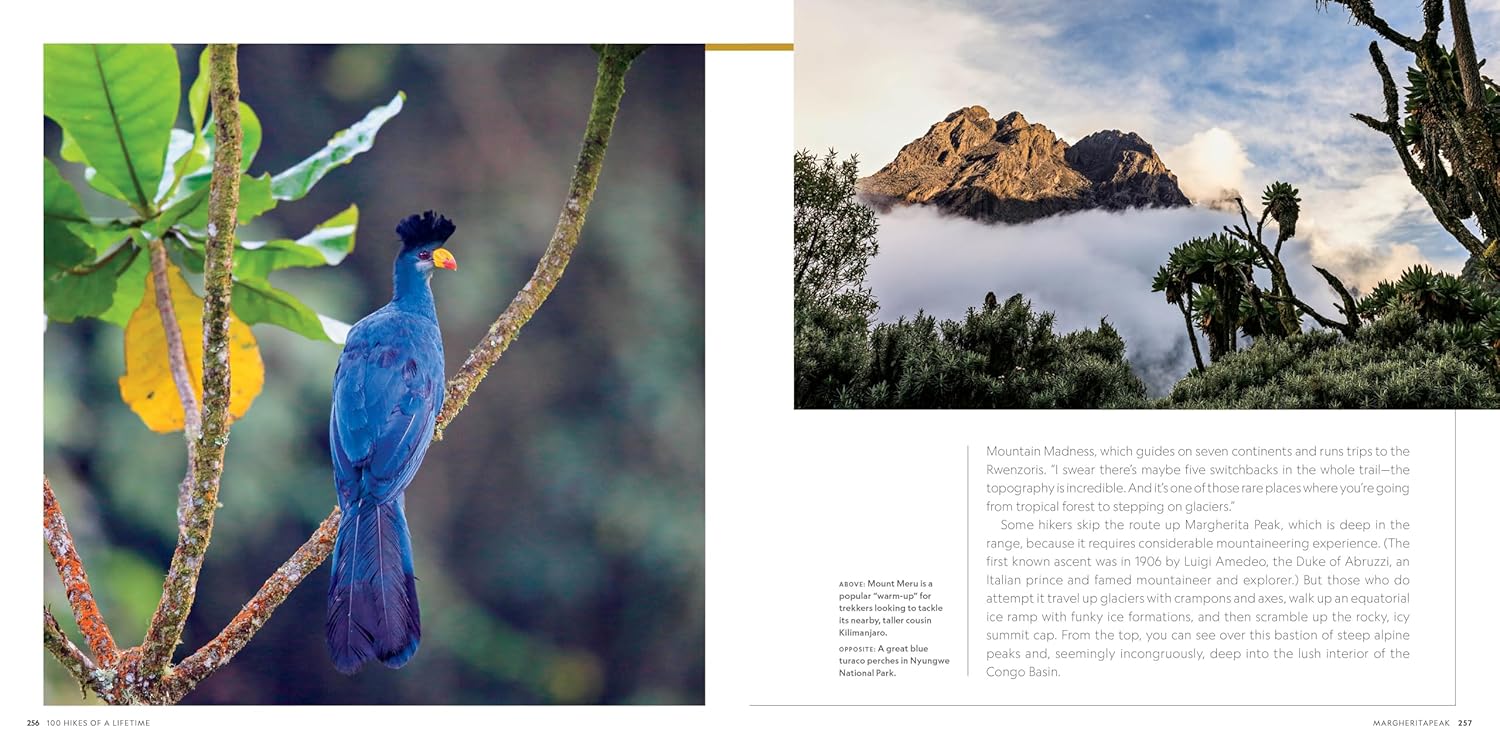 100 Hikes of a Lifetime: The World's Ultimate Scenic Trails National Geographic Book | Backcountry Books