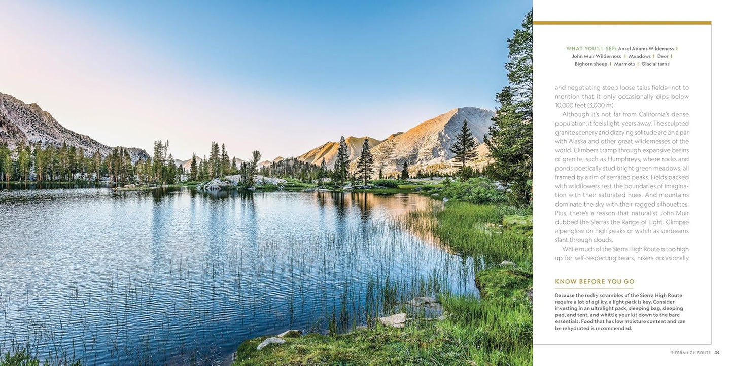 100 Hikes of a Lifetime: The World's Ultimate Scenic Trails National Geographic Book | Backcountry Books