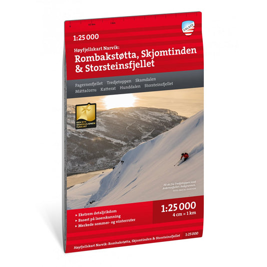 Calazo Narvik High Mountain Map | Backcountry Books