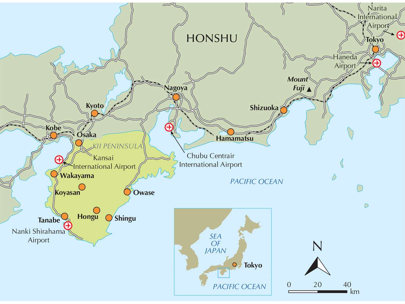 Japan's Kumano Kodo Pilgrimage | Nakahechi, Koyasan, Kohechi, Iseji and Hongu trails
