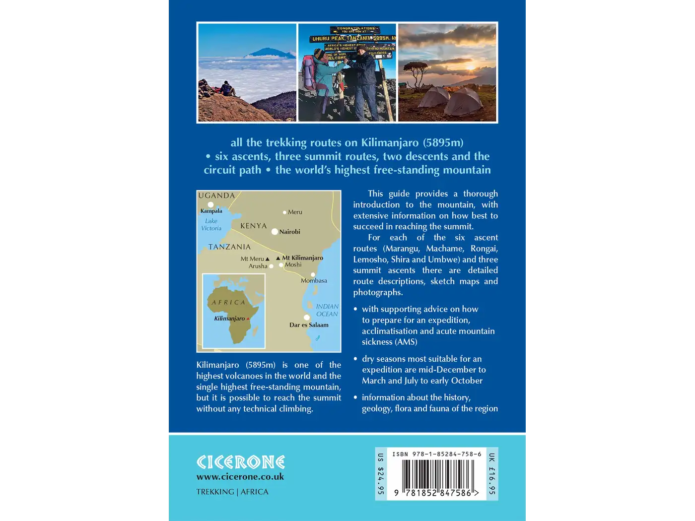 Kilimanjaro Guidebook Cicerone | Backcountry Books