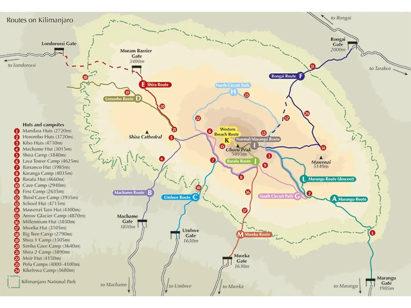 Kilimanjaro Guidebook Cicerone | Backcountry Books