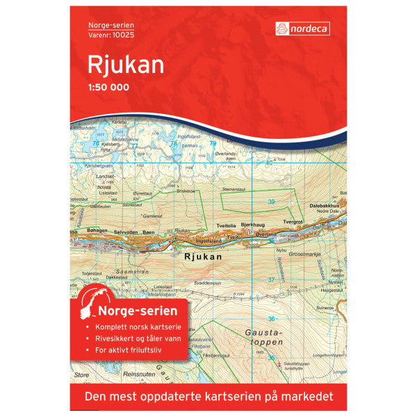 Nordeca Rjukan Map 10025 | Backcountry Books