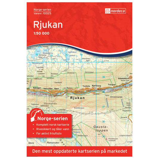 Nordeca Rjukan Map 10025 | Backcountry Books