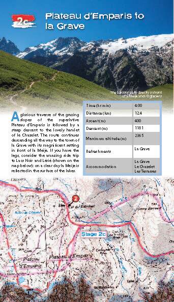 Tour of the Ecrins National Park (GR54): real IGN maps 1:25,000 : The GR54 in the French Alps