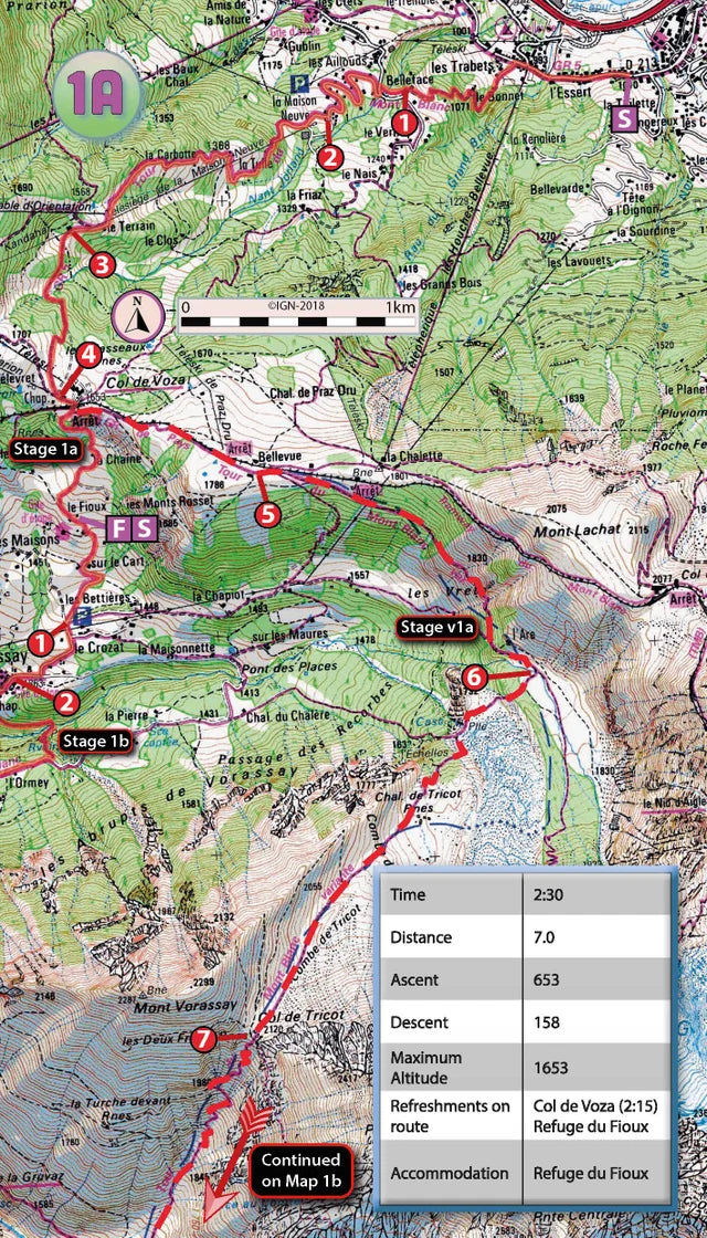 Tour du Mont Blanc Guidebook Knifeedge Outdoor | Backcountry Books