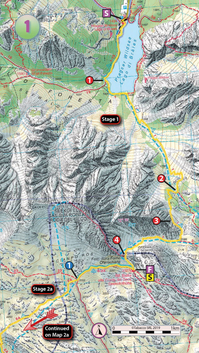 Trekking the Dolomites AV1 Guidebook | Knife Edge Outdoor | Backcountry Books