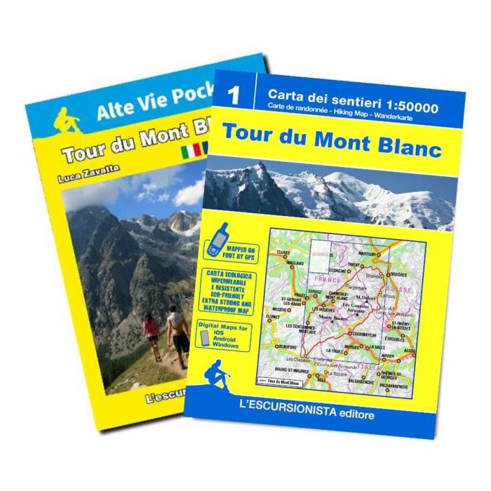 Tour du Mont Blanc Map | Backcountry Books