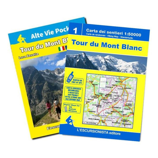 Tour du Mont Blanc Map | Backcountry Books