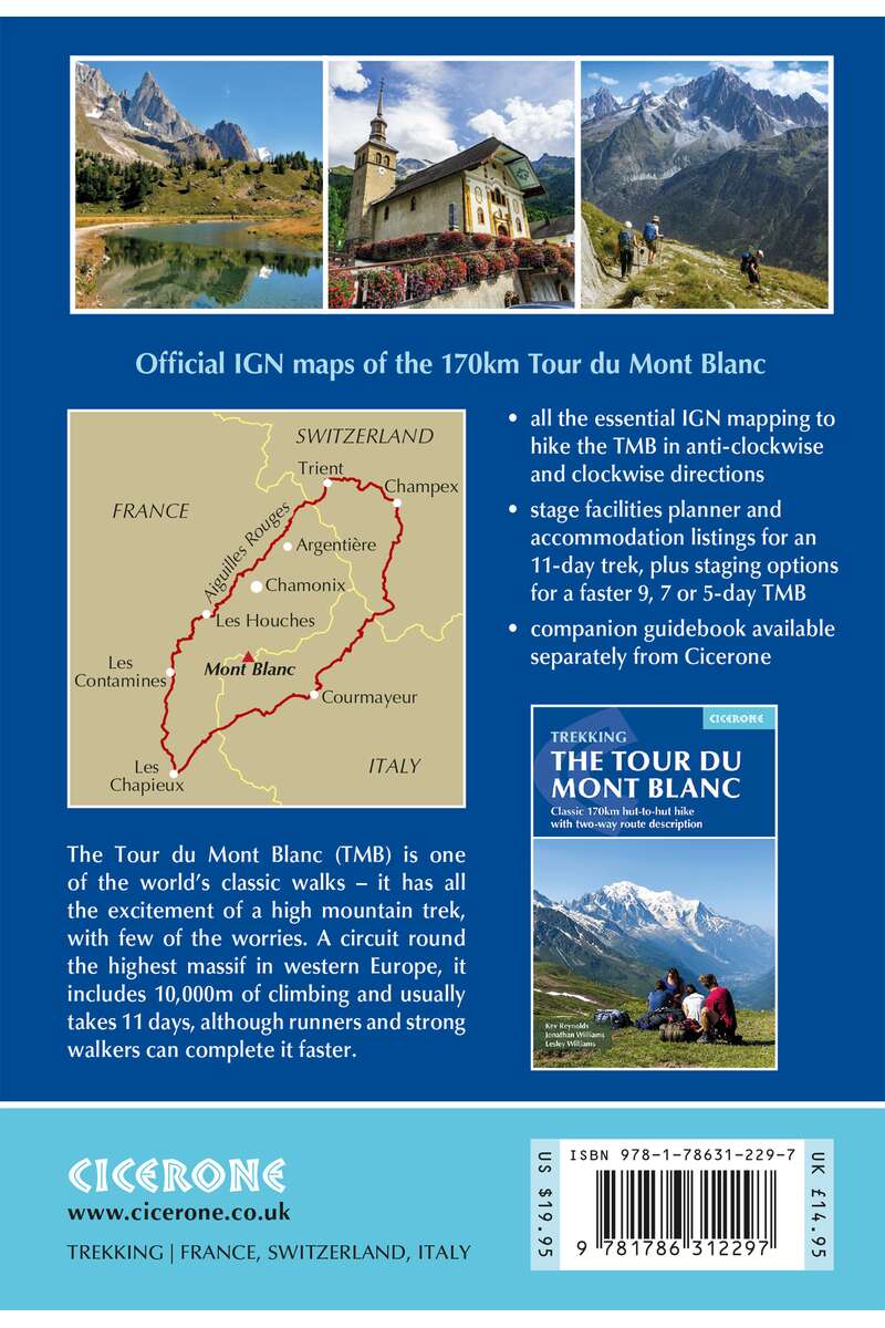 Tour du Mont Blanc Map Booklet