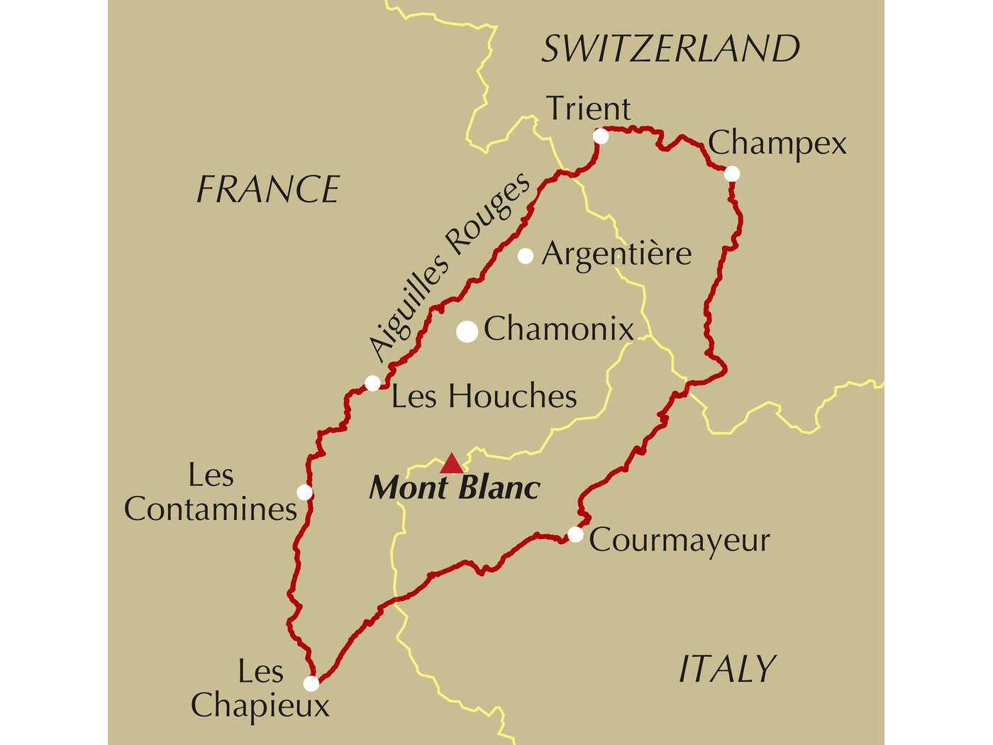 Tour du Mont Blanc Map Booklet