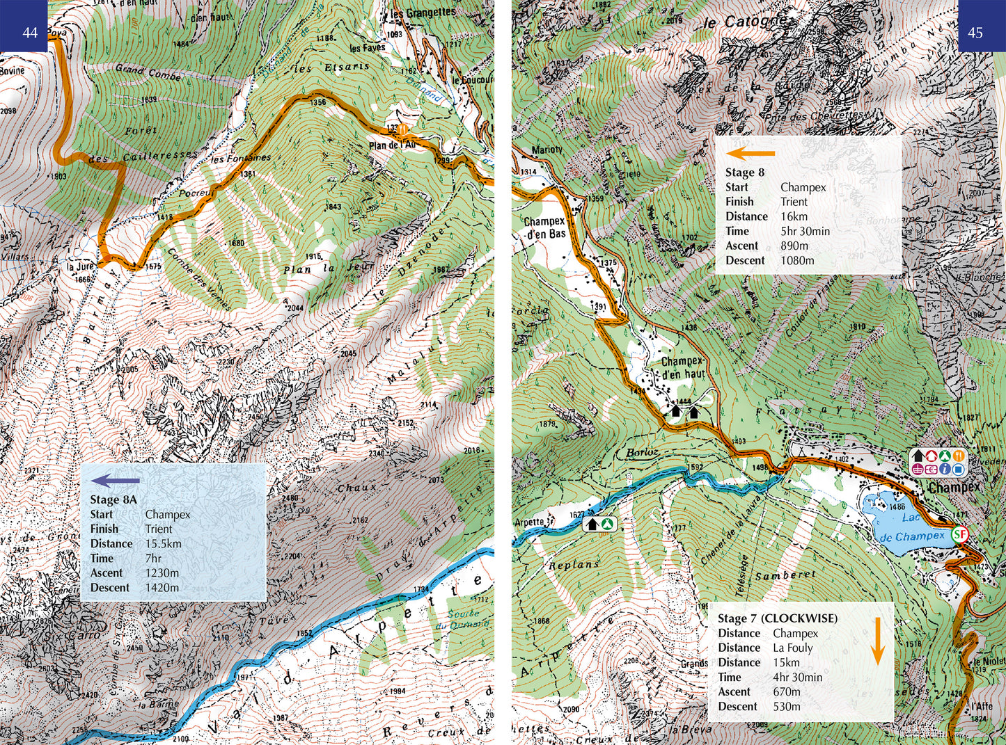 Tour du Mont Blanc Map Booklet
