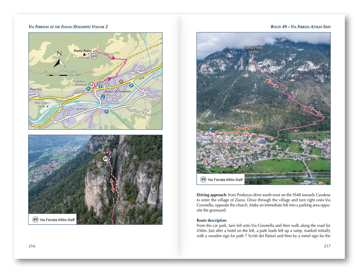 Via Ferratas of the Italian Dolomites Volume 2 | James Rushforth | Backcountry Books