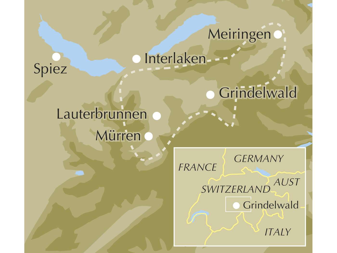 Walking in the Bernese Oberland Jungfrau Region | Backcountry Books