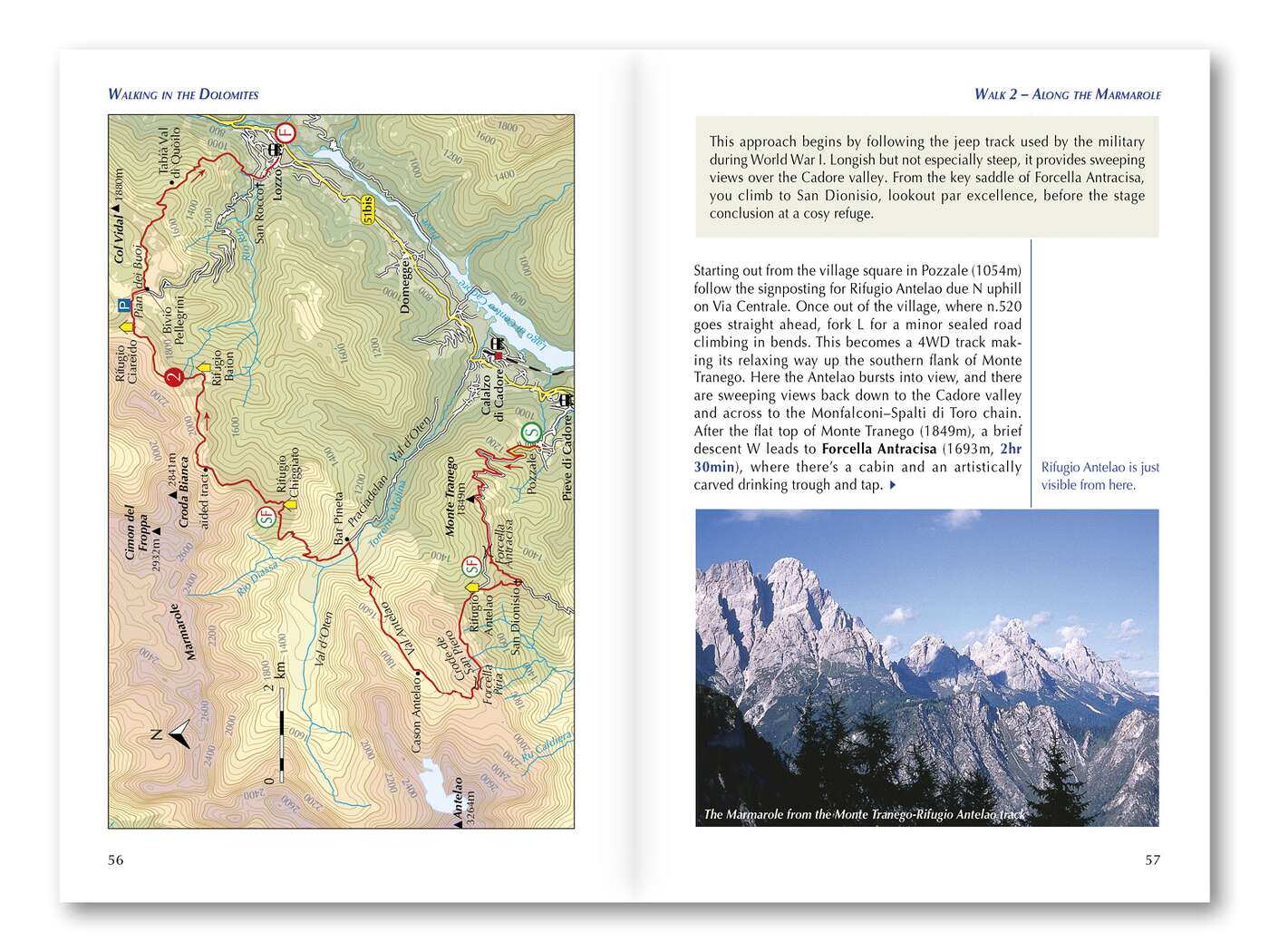 Walking in the Dolomites : 25 multi-day routes in Italy's Dolomites | Backcountry Books