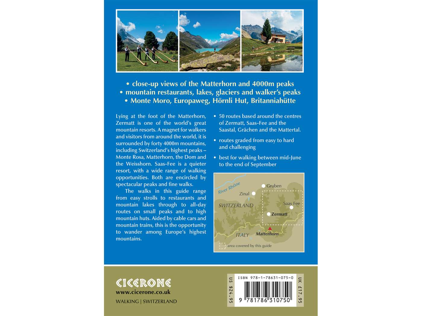 Walking in Zermatt and Saas Fee | Backcountry Books