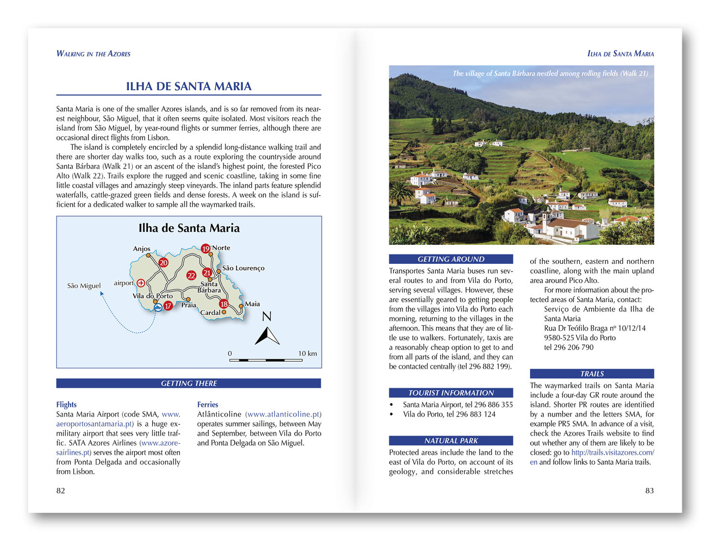 Walking on the Azores | 70 routes across Sao Miguel, Santa Maria, Terceira, Graciosa, Sao Jorge, Pico, Faial, Flores and Corvo