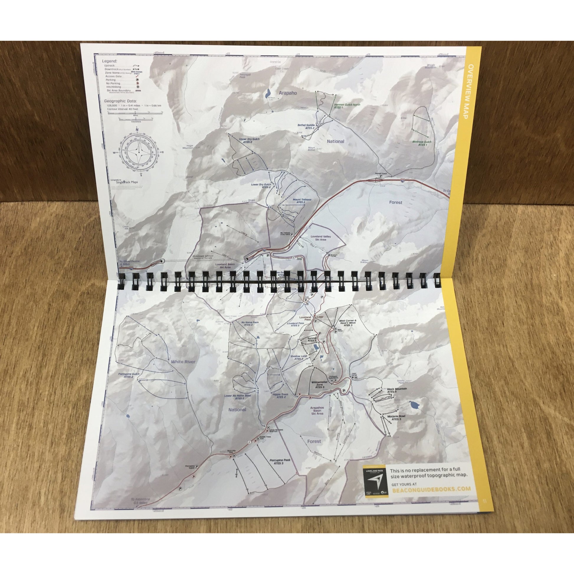 Backcountry Skiing Loveland Pass Beacon Guidebooks | Backcountry Books