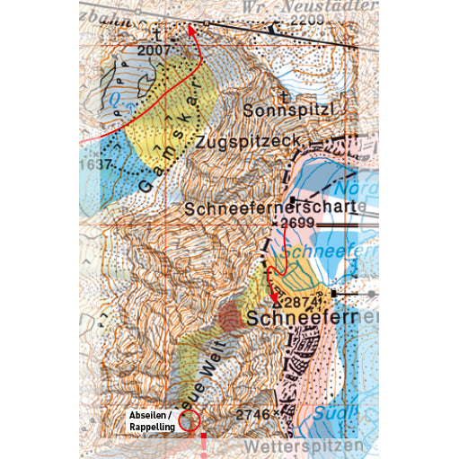 Freeride Map Garmisch Zugspitz Arena | Backcountry Books