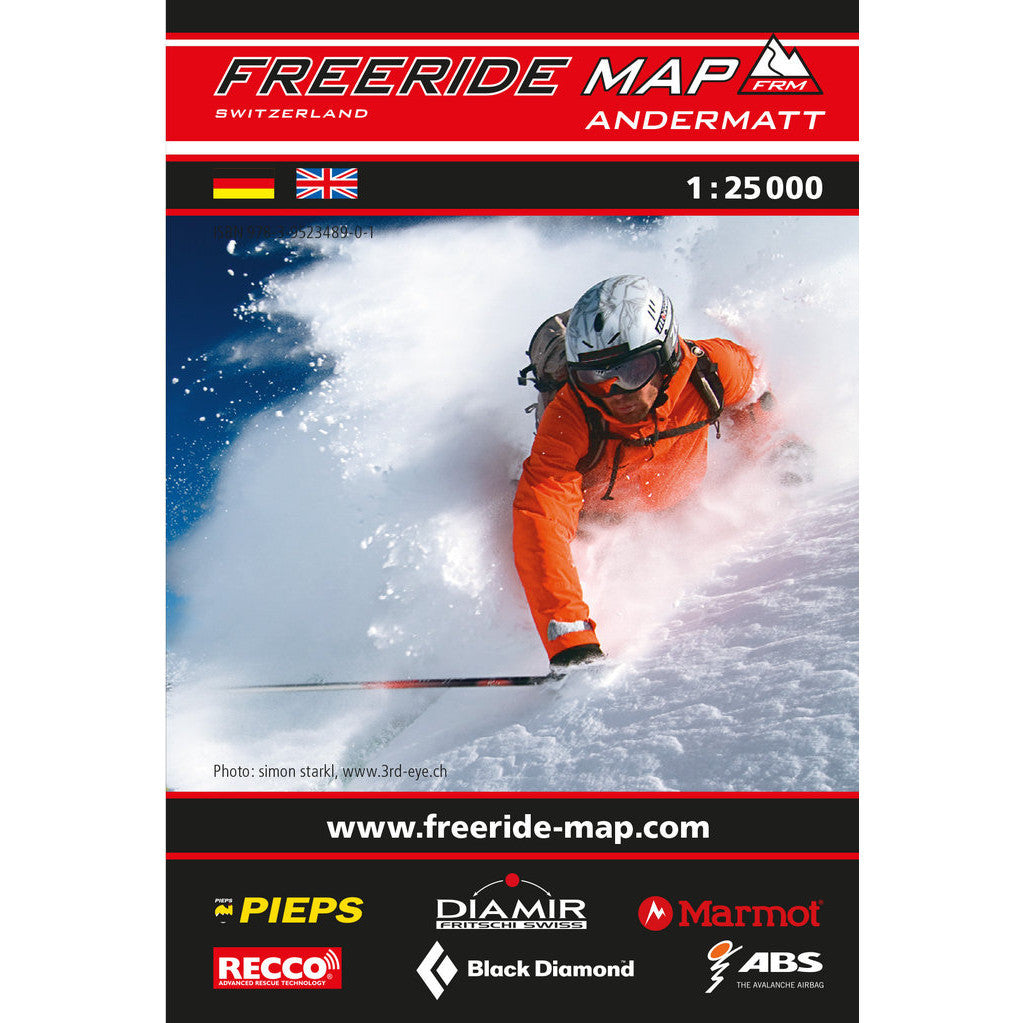 Freeride Map Andermatt