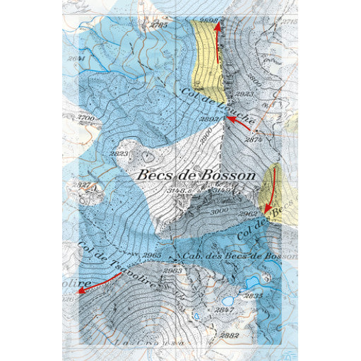 Freeride Map Anniviers