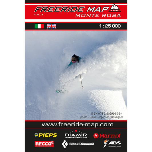 Freeride Map Monte Rosa