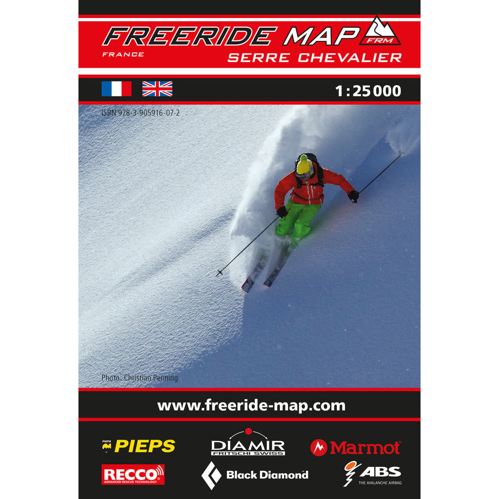 Freeride Map Serre Chavalier