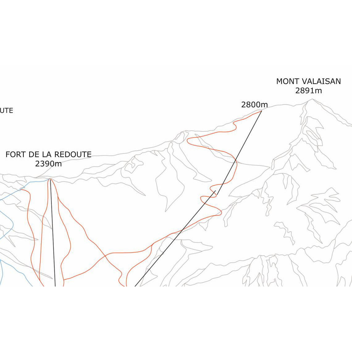 La Rosiere Piste Map Print | La Thuile Piste Map Print | Backcountry Books