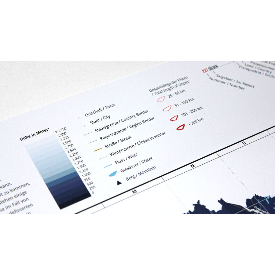 Marmota Maps Alps Ski Resorts Wall Map | Backcountry Books