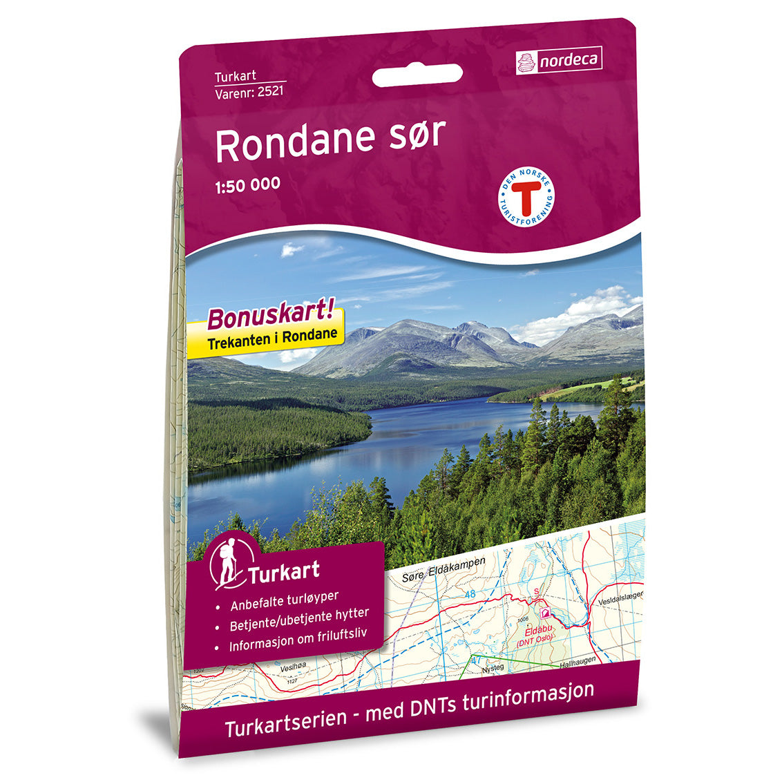 Rondane Map | Nordeca Turkart Rondane Sør South  | Backcountry Books