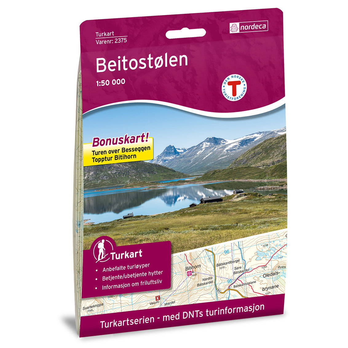 Beitostølen Map | Nordeca Turkart Beitostølen | Backcountry Books