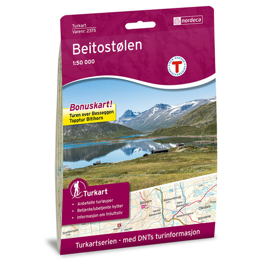 Beitostølen Map | Nordeca Turkart Beitostølen | Backcountry Books