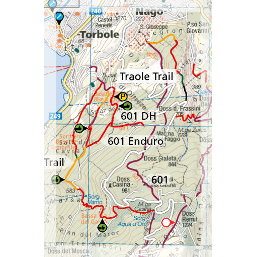 Supertrail Map Lago di Garda Nord | Backcountry Books