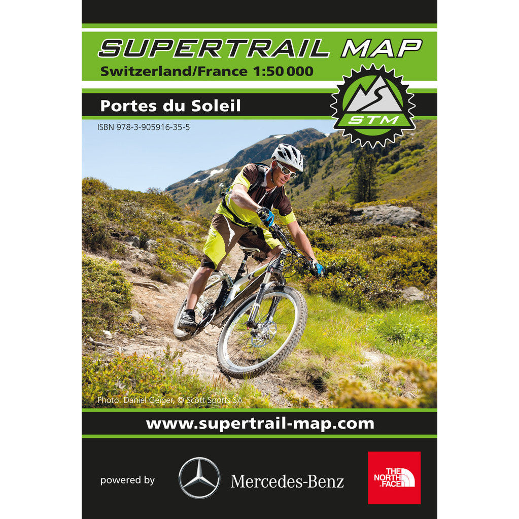 Supertrail Map Portes du Soleil | Backcountry Books