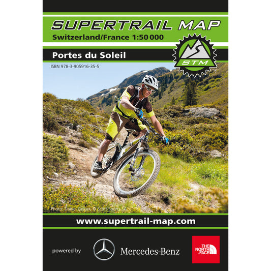 Supertrail Map Portes du Soleil | Backcountry Books