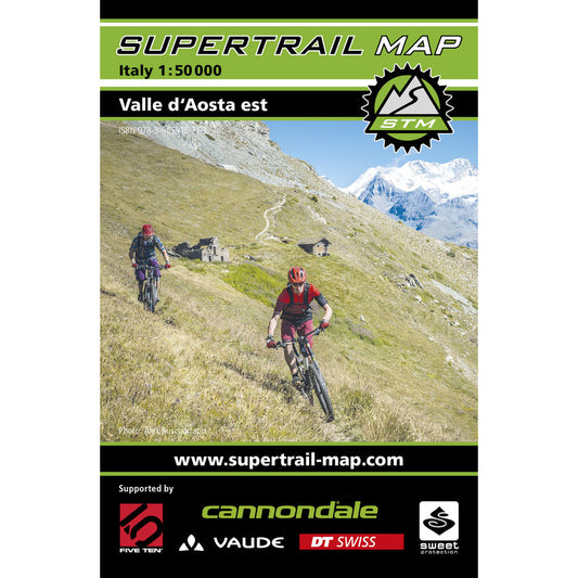 Supertrail Map Valle d'Aosta Est | Backcountry Books