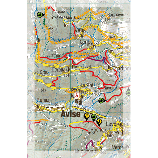 Supertrail Map Valle d'Aosta Ovest | Backcountry Books