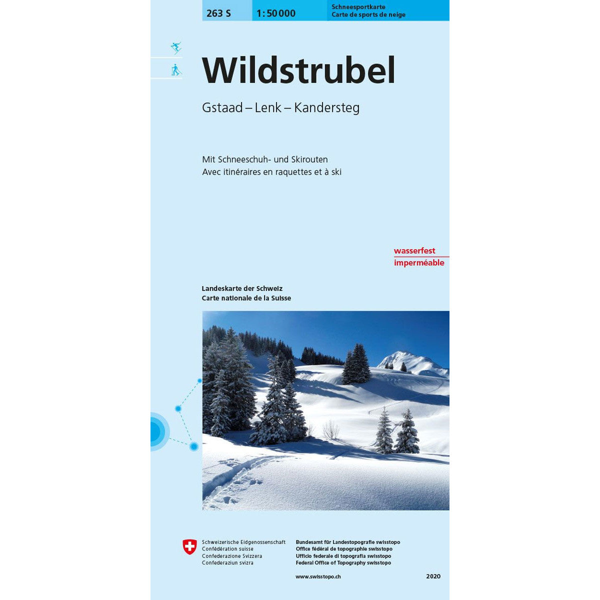 Swisstopo 263S Wildstrubel Ski Map | Backcountry Books