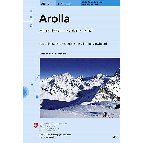 Swisstopo 283S Ski Map | Backcountry Books