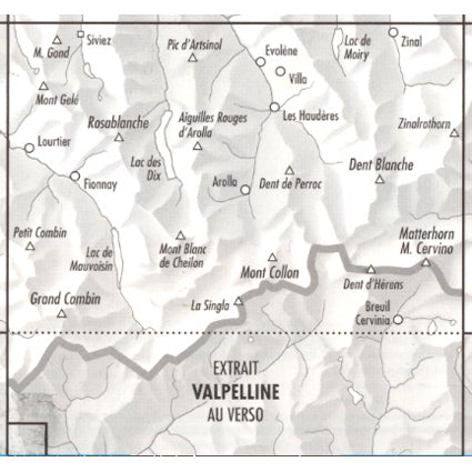 Swisstopo 283s Arolla Ski Map | Backcountry Books