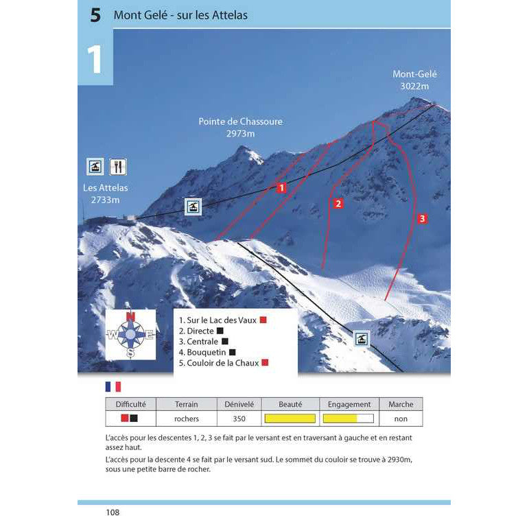 Verbier Off Piste Ski Guide Book | Freeride Verbier | Backcountry Books