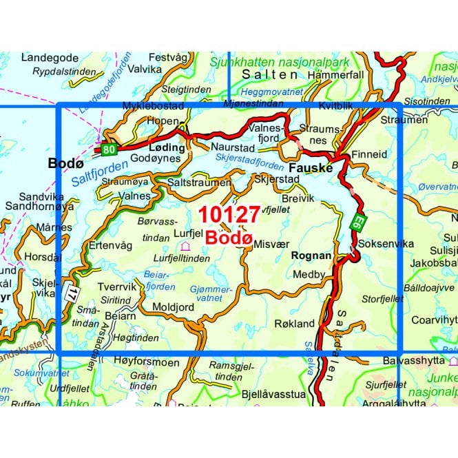 Nordeca Bodo Map